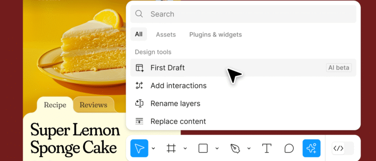 AI tools in Figma Design