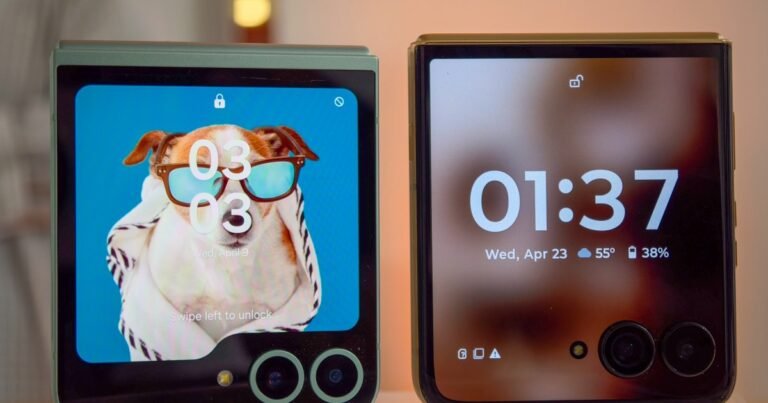Motorola Razr Ultra 2025 vs Galaxy Z Flip 6: what a difference one year makes