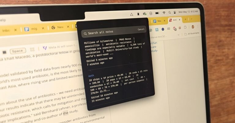 Antinote is the best note-taking app I've ever used on a Mac