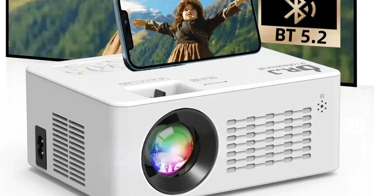 This portable HD projector is more than half off -- only $80